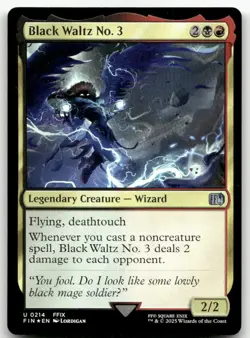Black Waltz No. 3 #214 (Foil) (NM) Final Fantasy FIN Magic MTG - Image 1