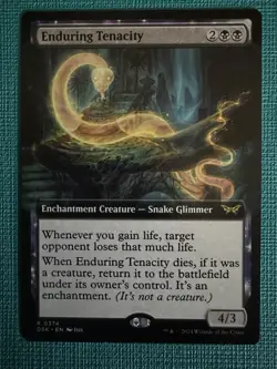 Enduring Tenacity (Extended Art) - Duskmourn: House of Horror - 0347 DSK - MTG - Image 1