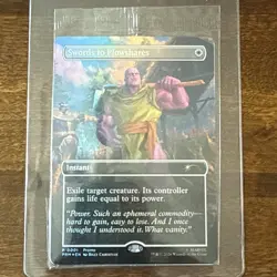 Magic the Gathering MTG Swords to Plowshares (Foil) (PSA Promo) (Sealed) - Image 1