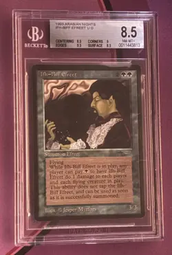 Ifh-Biff Efreet Arabian Nights BGS 8.5 QUAD++ Magic The Gathering MTG - Image 1