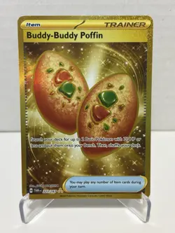 Buddy-Buddy Poffin 223/167 - Hyper Rare Gold -Twilight Masquerade - Pokemon TCG - Image 1