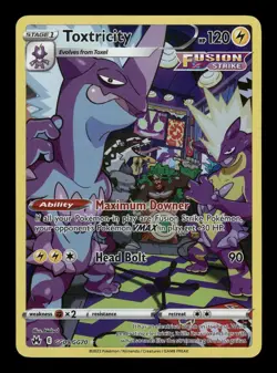 Toxtricity GG09/GG70 Crown Zenith Galarian Gallery CRZ Holo Pokemon NM - Image 1