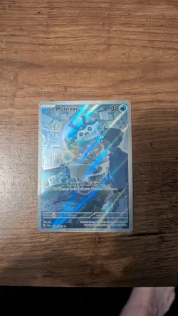 Pokemon Mantyke Holo Illustration Card 189/182 Paradox Rift NM Condition - Image 1