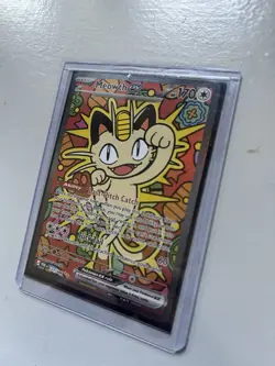 Pokemon TCG Meowth ex -121/88- Perfect Order - Image 2
