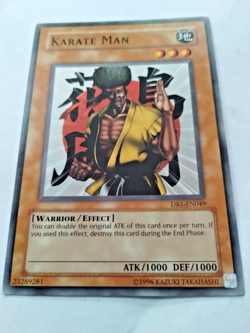 Yu-Gi-Oh! TCG Karate Man Dark Beginnings 1 DB1-EN049 Unlimited Com.-Uncirculated - Image 2
