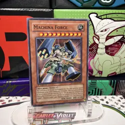 Yugioh Machina Force SDMM-EN009 Unlimited Edition Common + BONUS HOLO - Image 1