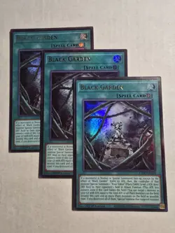 3x Black Garden 1st Edition Ultra Rare L5DD-ENA18 Yu-Gi-Oh! - Image 1