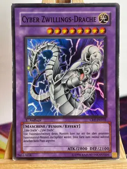 Cyber Zwillings-Drache CRV-DE035 Super Rare Deutsch NM YUGIOH - Image 1