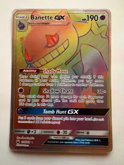Banette GX (Secret) Rainbow Rare SM - Celestial Storm 174/168 - Image 1