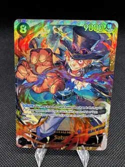 Sabo OP07-118 SEC - One Piece TCG - English Card Near-Mint Secret Rare - Image 1