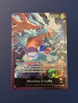 Monkey.D.Luffy OP09-061 SR Leader Starter Deck 26 Holo Foil One Piece TCG NM - Image 1