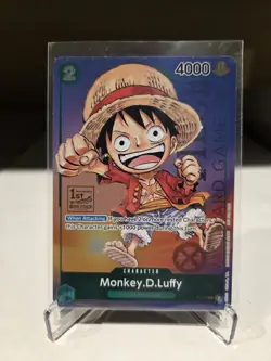 NM Monkey D Luffy Anime Expo 2023 Promo P-037 SEALED ENGLISH - Image 1
