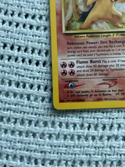Typhlosion Neo Genesis 17/111 Holo Rare Unlimited Pokemon TCG English 100 HP - Image 5