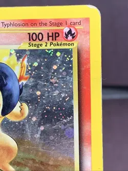 Pokemon TCG 1st Edition Typhlosion 17/111 Neo Genesis Holo Rare WOTC VTG 2000 HP - Image 3