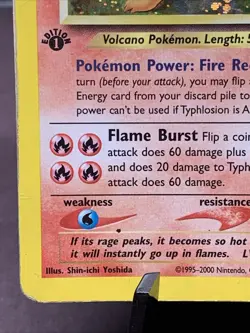 Pokemon TCG 1st Edition Typhlosion 17/111 Neo Genesis Holo Rare WOTC VTG 2000 HP - Image 5
