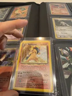Pokemon TCG Typhlosion 17/111 Holo Rare Neo Genesis English 2000 - Image 2