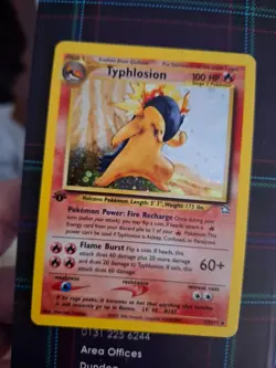 Typhlosion 17/111 Neo Genesis 1st Edition Rare Holo Card Pokemon TCG LP - Image 2