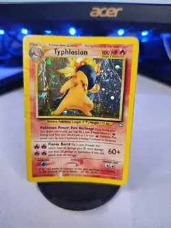 Pokemon TCG Typhlosion Neo Genesis 17/111 Holo Unlimited Holo Rare - Image 1