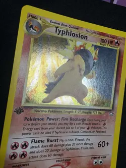 Typhlosion 17/111 Neo Genesis 1st Edition Rare Holo Card Pokemon TCG NM - Image 2
