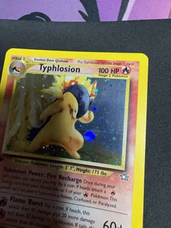 Typhlosion 17/111 Neo Genesis 1st Edition Rare Holo Card Pokemon TCG NM - Image 3