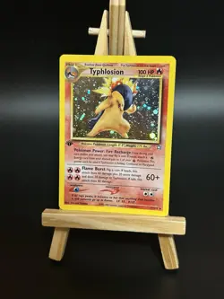 Pokemon TCG Typhlosion Neo Genesis 17/111 Holo 1st Edition Holo Rare NM Cond - Image 1