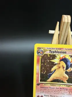Pokemon TCG Typhlosion Neo Genesis 17/111 Holo 1st Edition Holo Rare NM Cond - Image 4