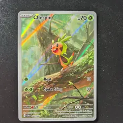 Chespin 087/086 - Illustration Rare - Chaos Rising - Pokemon TCG NM Condition - Image 1