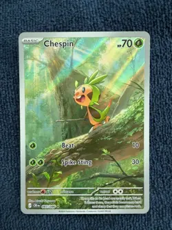 Pokemon TCG: Chespin 087/086 Chaos Rising NM PACK FRESH! - Image 1