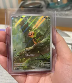 Pokemon TCG Chespin 087/086 Chaos Rising Illustration Rare Pack Fresh - Image 1