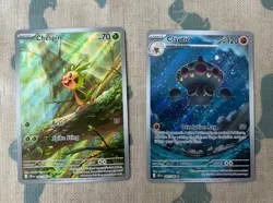 Pokemon TCG - Chaos Rising ME04 - Chespin 087/086 & Claydol 092/086 Illu Rare - Image 1