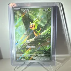 Nintendo Pokemon TCG Chespin 087/086 chaos rising IR Holo English 70 HP - Image 1