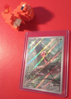 Pokemon TCG Chespin Chaos Rising Full Art Secret Rare 087/086 CRI EN NM 2026 - Image 4