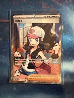 Pokemon Hilda Full Art Ultra Rare Trainer 164/086 SV: White Flare *Misprint* - Image 1