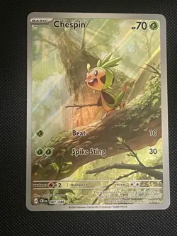 Pokemon TCG Chespin Chaos Rising 087/086 Near Mint - Image 1