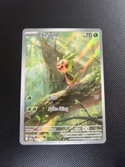 Chespin 087/086 CRI English Full Art Chaos Rising Pokemon TCG NM - Image 1