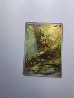 Pokemon TCG Chespin Illustration Rare Chaos Rising Near Mint 087/086 - Image 1