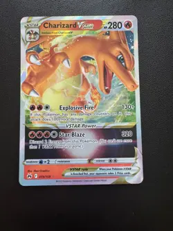Pokemon TCG Charizard VSTAR Crown Zenith Holo Ultra Rare Card 019/159 NM - Image 1