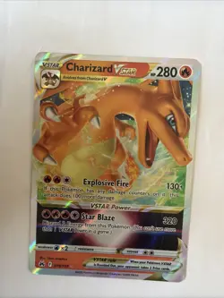 Pokemon TCG Charizard VSTAR Crown Zenith Holo Ultra Rare Card 019/159 NM - Image 1
