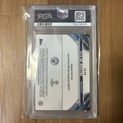2023-24 Topps Chrome Gold Refractor Auto KEVIN DE BRUYNE #/50 PSA 8 AUTO 10 - Image 2