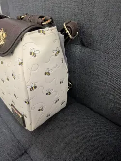 Loungefly Disney Winnie the Pooh Bee Mini Backpack Cream Brown Yellow - Image 5