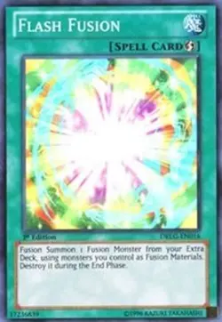 Yugioh - Flash Fusion (Super Rare) (1st Edition) - DRLG-EN016 (P) - Image 1