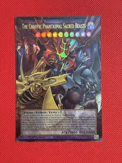 Yugioh! The Chaotic Phantasmal Sacred Beasts Extened Art CORI-EN029 Ultra Rare - Image 1