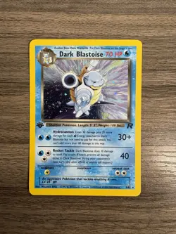 Pokemon TCG Dark Blastoise Team Rocket 3/82 Holo 1st Edition Holo Rare 2000 NM - Image 1
