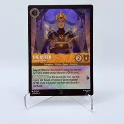 Disney Lorcana Fabled The Queen Conceited Ruler 3/P3 COLD FOIL PROMO – NM/M - Image 1