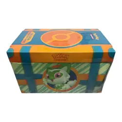 POKEMON TCG PALDEA ADVENTURE CHEST (6 TCG BOOSTERS) FACTORY SEALED NEW DENTED - Image 1