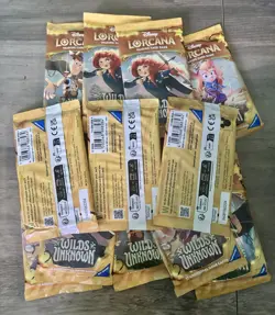 Disney Lorcana TCG Wilds Unknown Booster Pack 12 Cards Factory Sealed *12 Packs* - Image 2