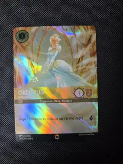 Disney Lorcana Cinderella Ballroom Sensation - Enchanted - 205/204 NM Rare TCG - Image 1