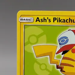 Ash's Pikachu SM112 Black Star Promo Card Pokemon Movie I Choose You 2017 TCG MP - Image 2