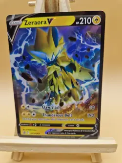 Pokemon Card Zeraora V SWSH263 Black Star Promo Half Art Ultra Rare NM - Image 1