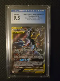 #2 Garchomp & Giratina GX SM193 Black Star Promo 2019 Tag Team Pokemon Card TCG - Image 1